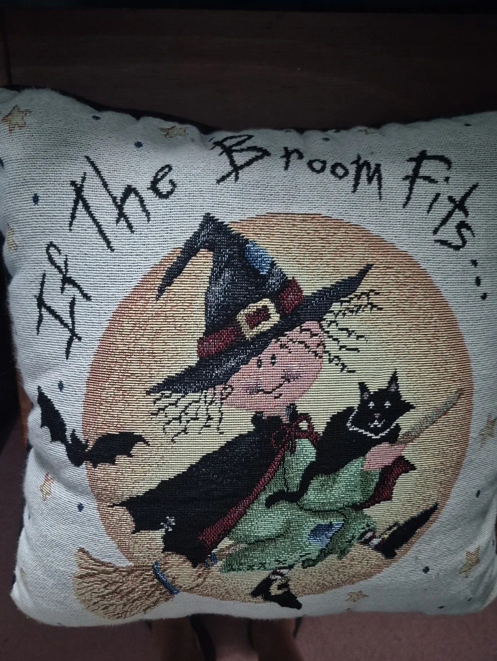 Tapestry Halloween Pillow,  